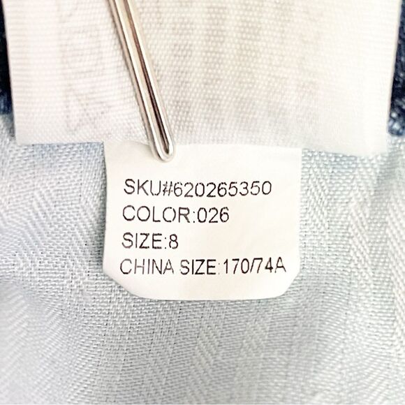 Abercrombie & Fitch Women’s Boyshort Denim Jean Shorts Size 8 Cuffed Medium Wash - Picture 8 of 9